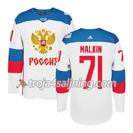 Ryssland tröja Evgeni Malkin 71 World Cup i ishockey 2016 Vit Premier - NHL Tröjor Herr Ryssland tröja Evgeni Malkin 71 World Cup i ishockey 2016 Vit Premier - NHL Tröjor Herr